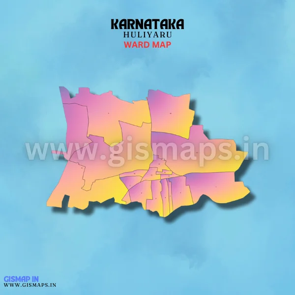 Huliyaru Ward Map (Karnataka)